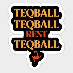 Teqball Rest Teqball Sticker